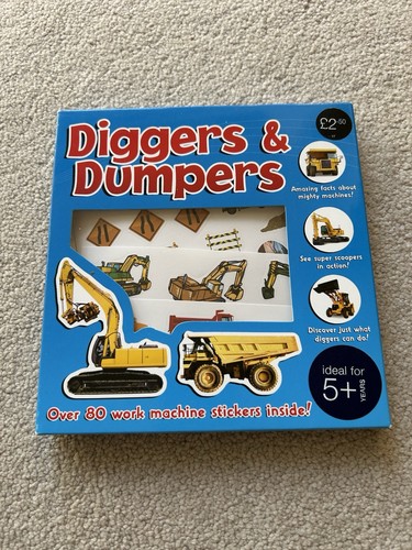 Diggers and dumpers book - m&s,