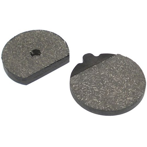 Brake pad set - set, (round